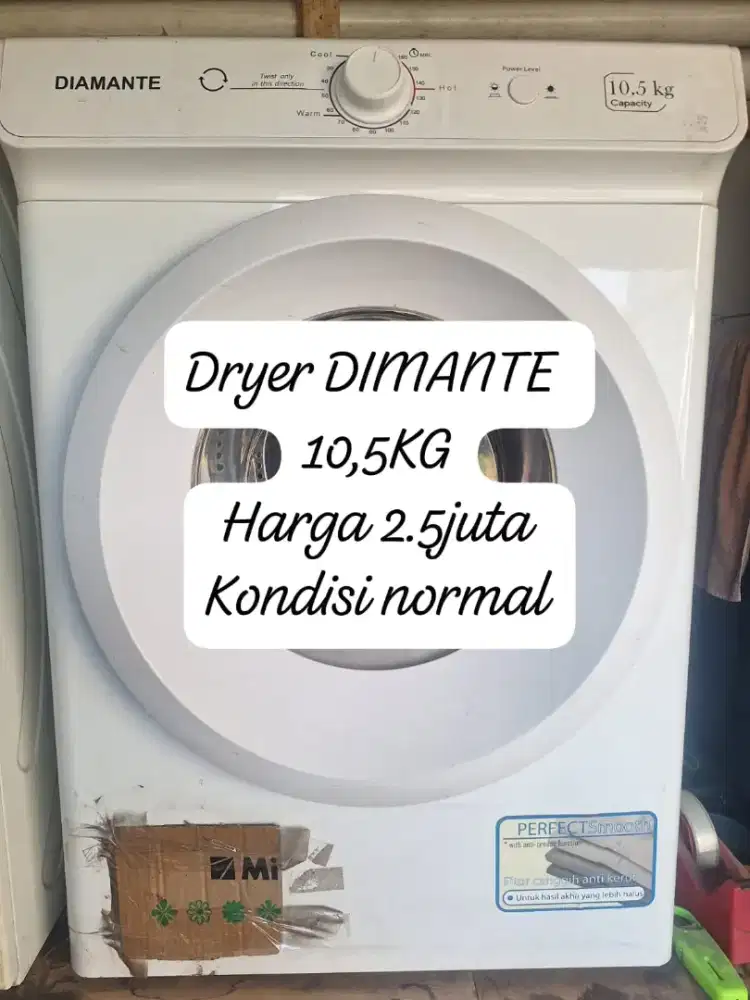 Dia jual mesin cuci dan Dryer