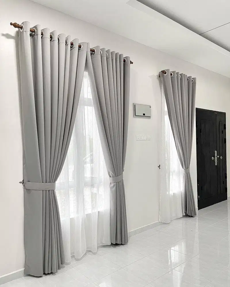 Jasa Buat gorden jendela pintu gorden blackout gordyn vitrase Gordyn