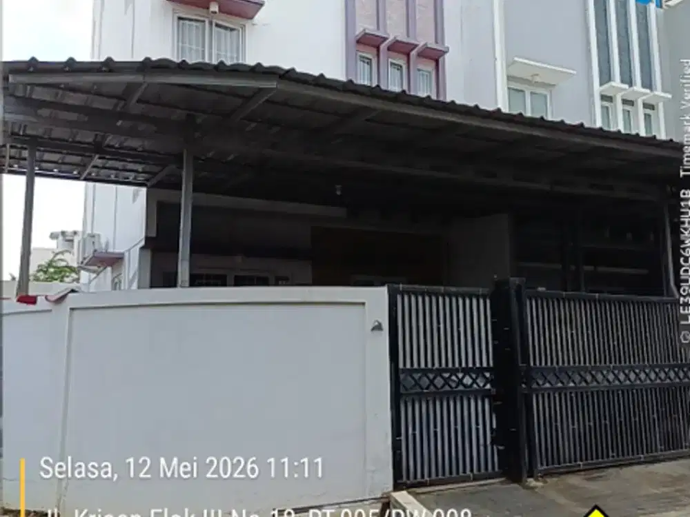 Di Jual Lelang Rumah 2 Lantai di Komplek Puri Metland, Blok C, Kelurahan Petir, Kecamatan Cipondoh, Kota Tangerang