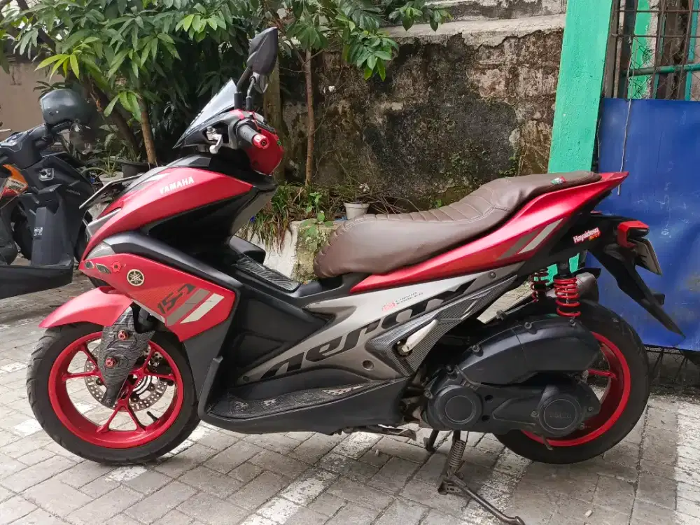 Aerox 155 th 2018 red matte komplit