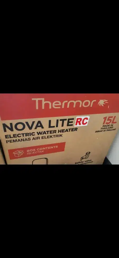 Water heater merk thermor 15L baru gress