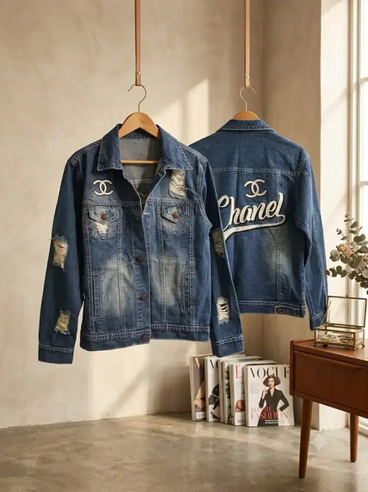 Jaket denim keren tidak lekang waktu cocok dengan segala gaya