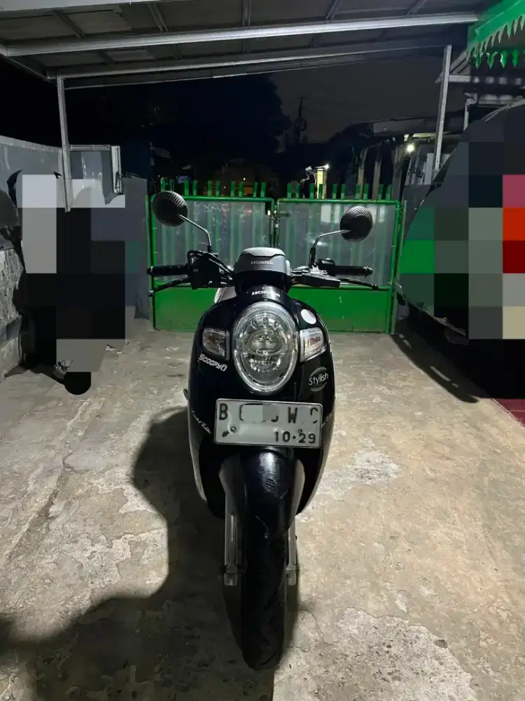 HONDA SCOOPY TAHUN 2018 PLAT TANGSEL TUKER TAMBAH MOTOR