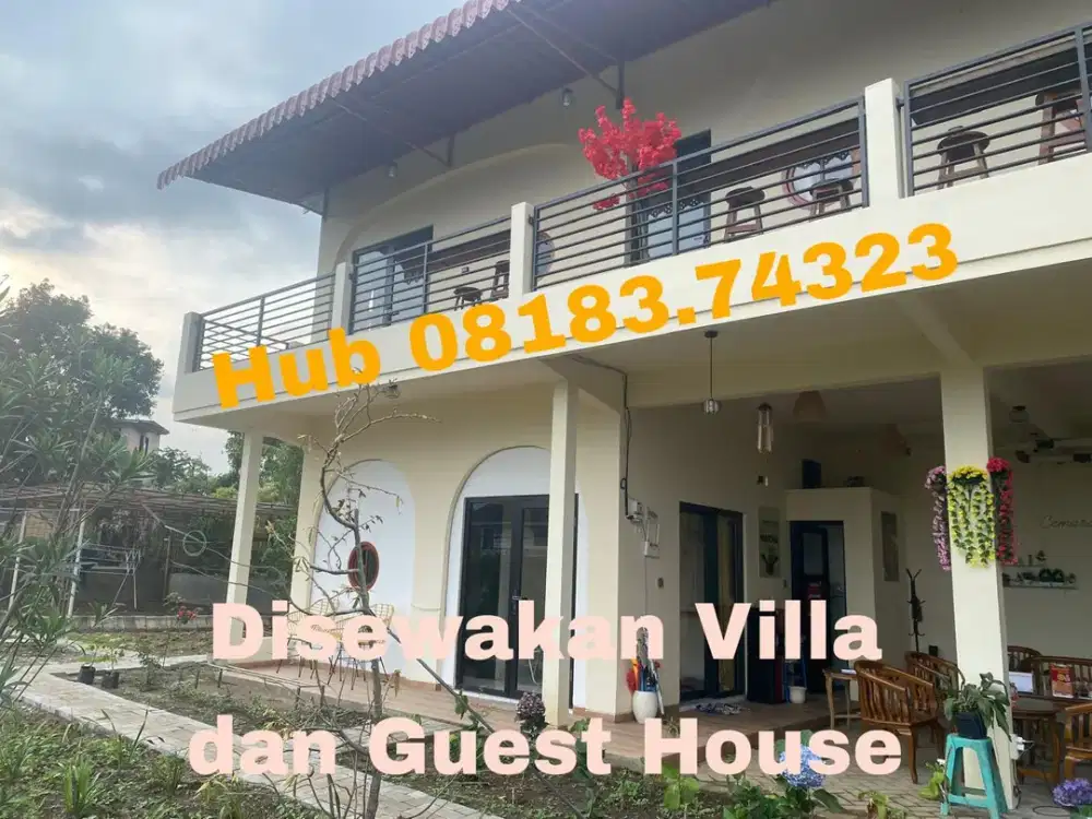 Disewakan Villa dan Guest House, Cozy dan Kekinian Dekat Dengan Semua Tempat Wisata Batu