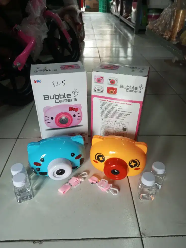 Mainan Anak Camera Bubble Baterai