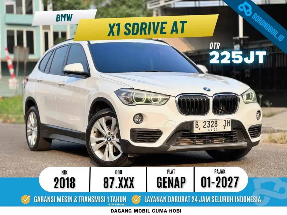 SIAP PAKAI! BMW X1 SDRIVE AT 2018 PUTIH