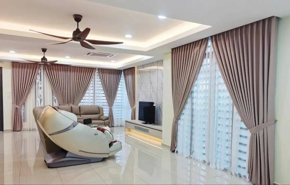 Cod Tirai Gorden Jendela Gordyn Mewah Hordeng Model Terbaru Murah