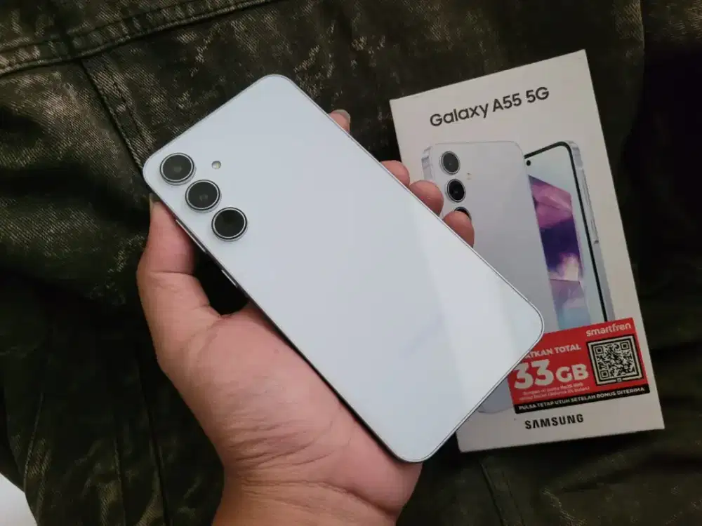 Samsung A55 5G ram 8/256gb mulus terawat fullset