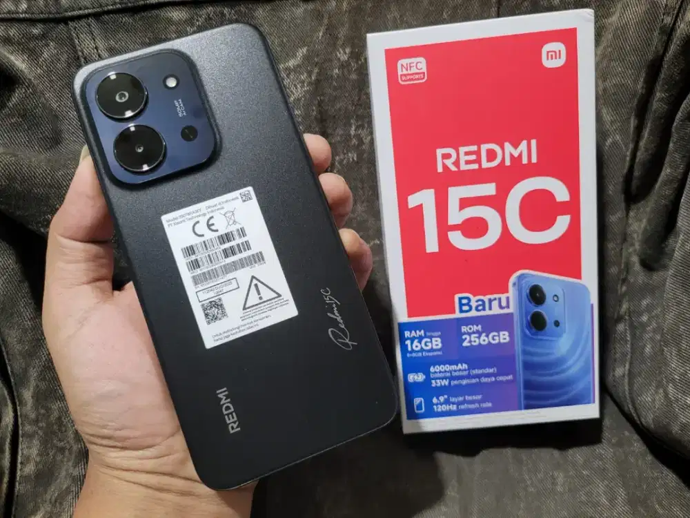 Redmi 15C ram 8/256gb mulus terawat fullset original