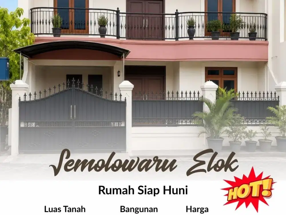 Rumah Semolowaru Elok, Murah
