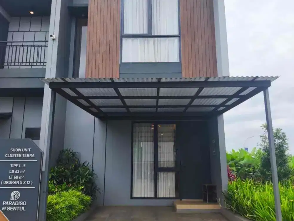 !!HOT BRAND!! Rumah Siap Huni, lingkungan nyaman, fasilitas cluster lengkap, berlokasi di Paradiso@Sentul