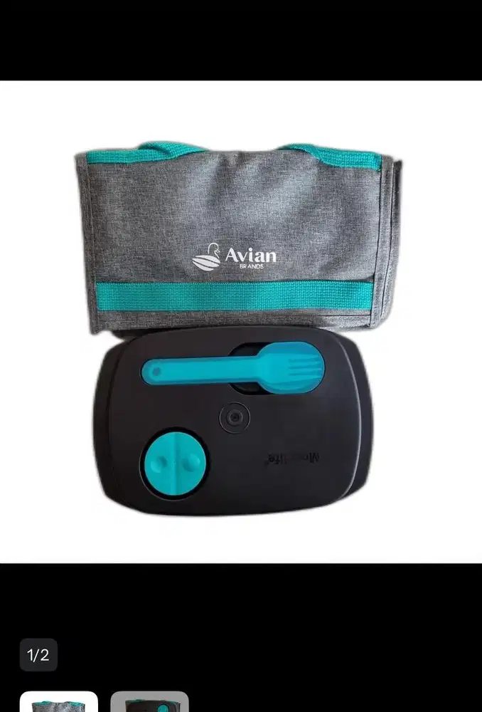Moorlife lunchbox set sekat 3