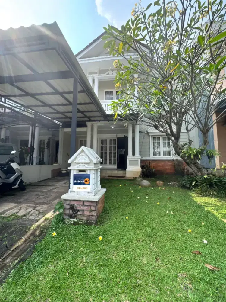 Rumah dijual di Kota Wisata Cibubur dengan lingkungan yang nyaman