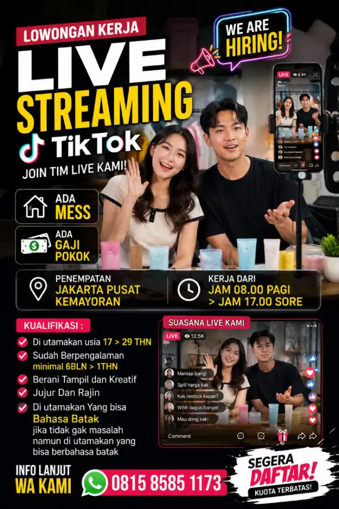 Lowongan Live Streaming