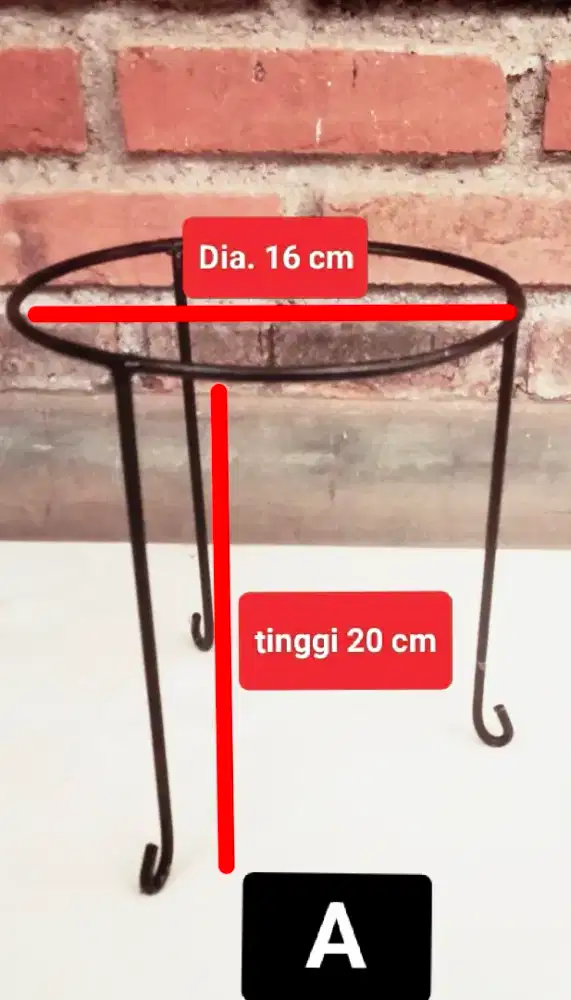 Stand pot bunga/ dudukan galon untuk pot dan ternak ikan