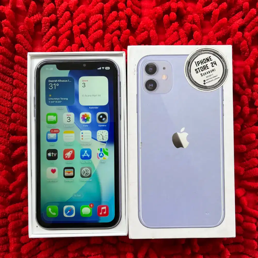 IPhone 11 64GB Lengkap Jaringan AllOperator