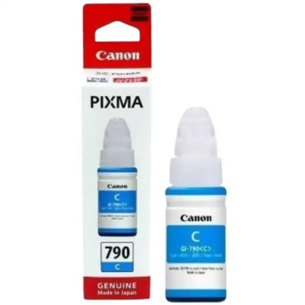 Tinta Canon 790 GI-790 Cyan Magenta Yellow Original Resmi