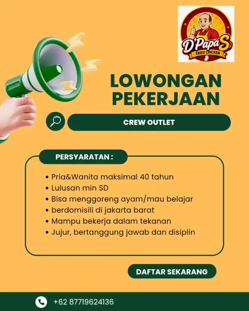 Crew D'PapaS Fried Chicken