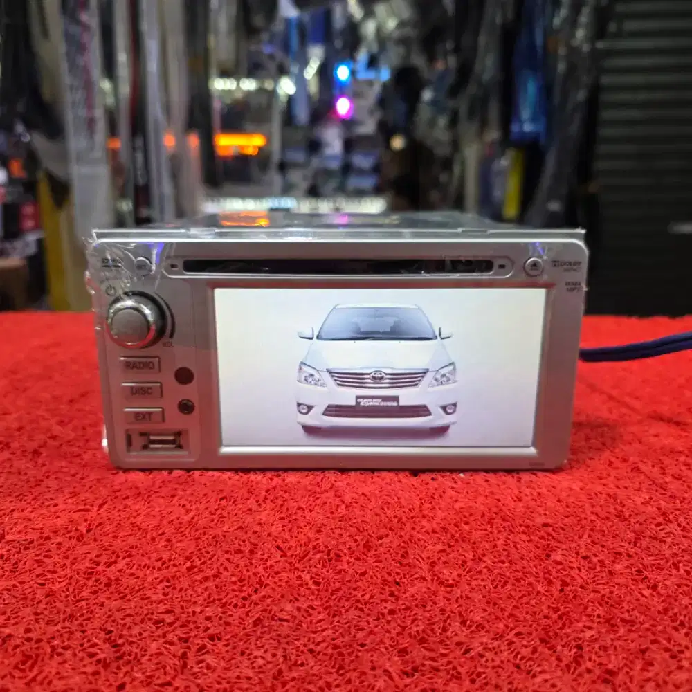Head Unit TOYOTA INNOVA 2012-2014 USB CD Aux Radio FM AM Silver