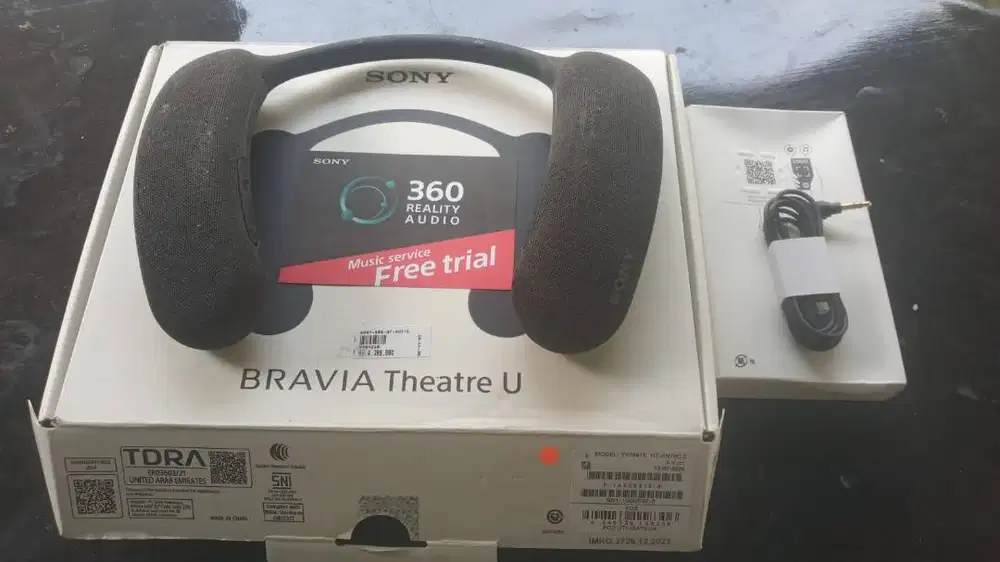 Speker Tali Leher SONY Neckband BRAVIA Theatre U HT-AN7