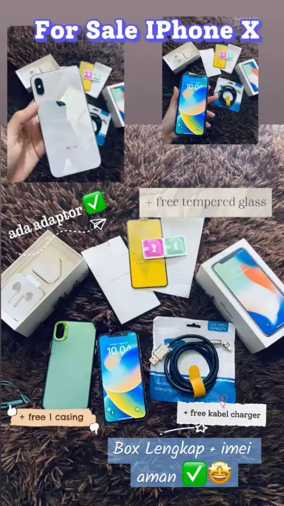 Di jual iphone X amanah
