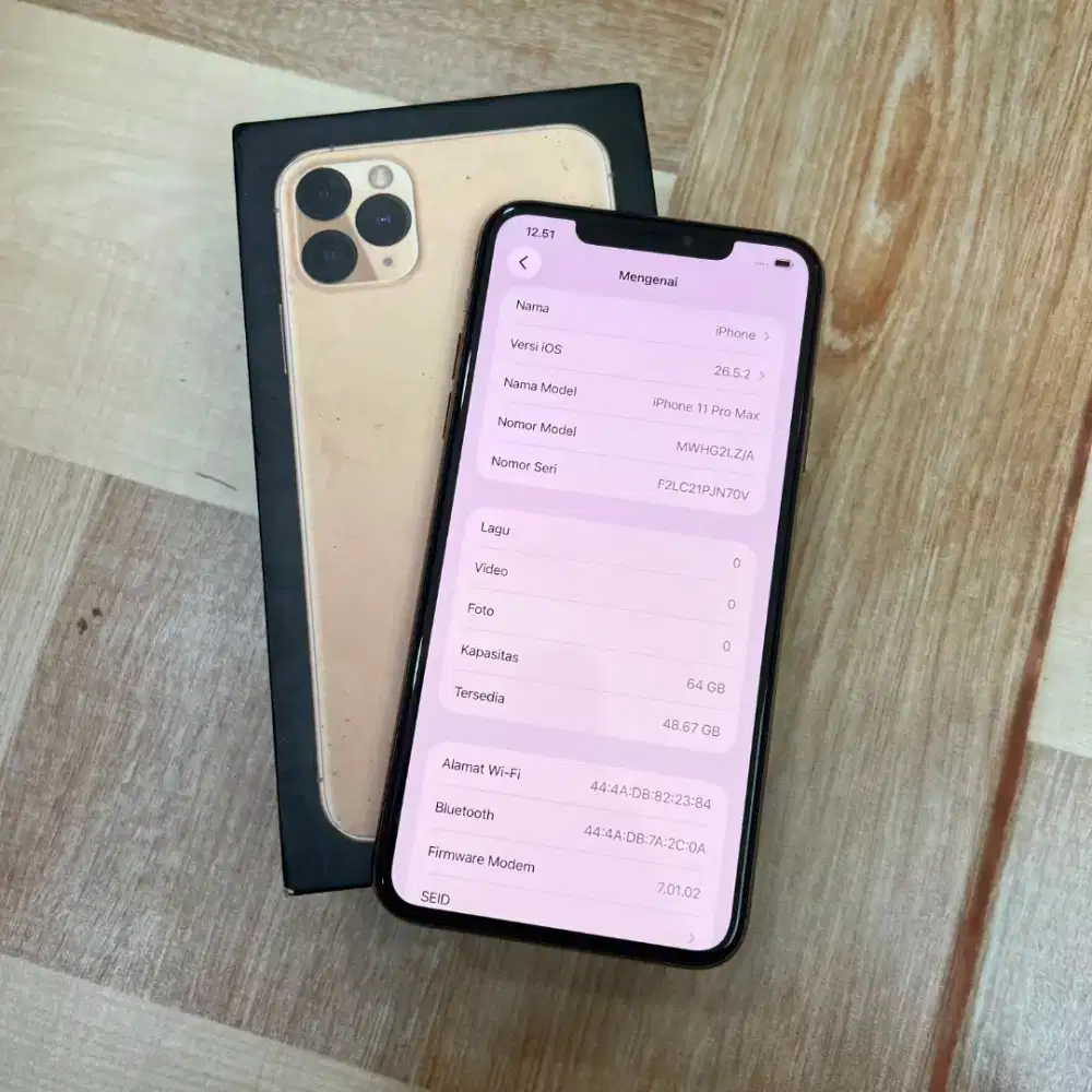 Iphone 11 promax 64GB Inter