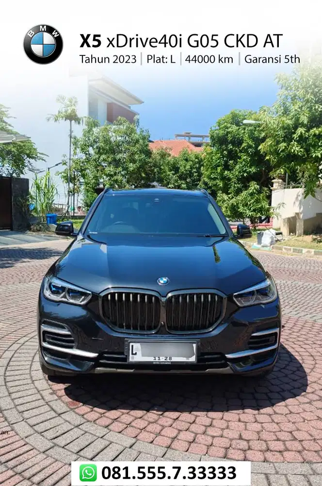 Dijual BMW X5 xDrive40i 2023 Matic - Black SUV