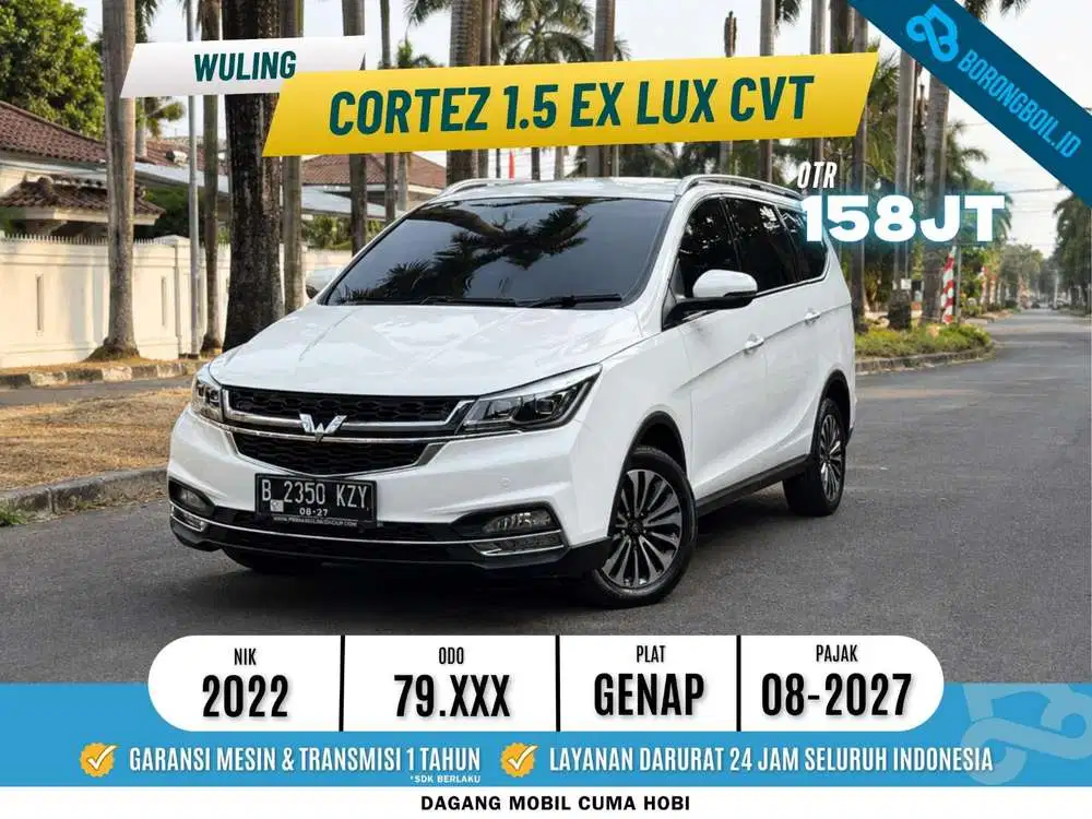 FIRSTHAND !!! Wuling Cortez 1.5 EX LUX  CVT 2022 PUTIH