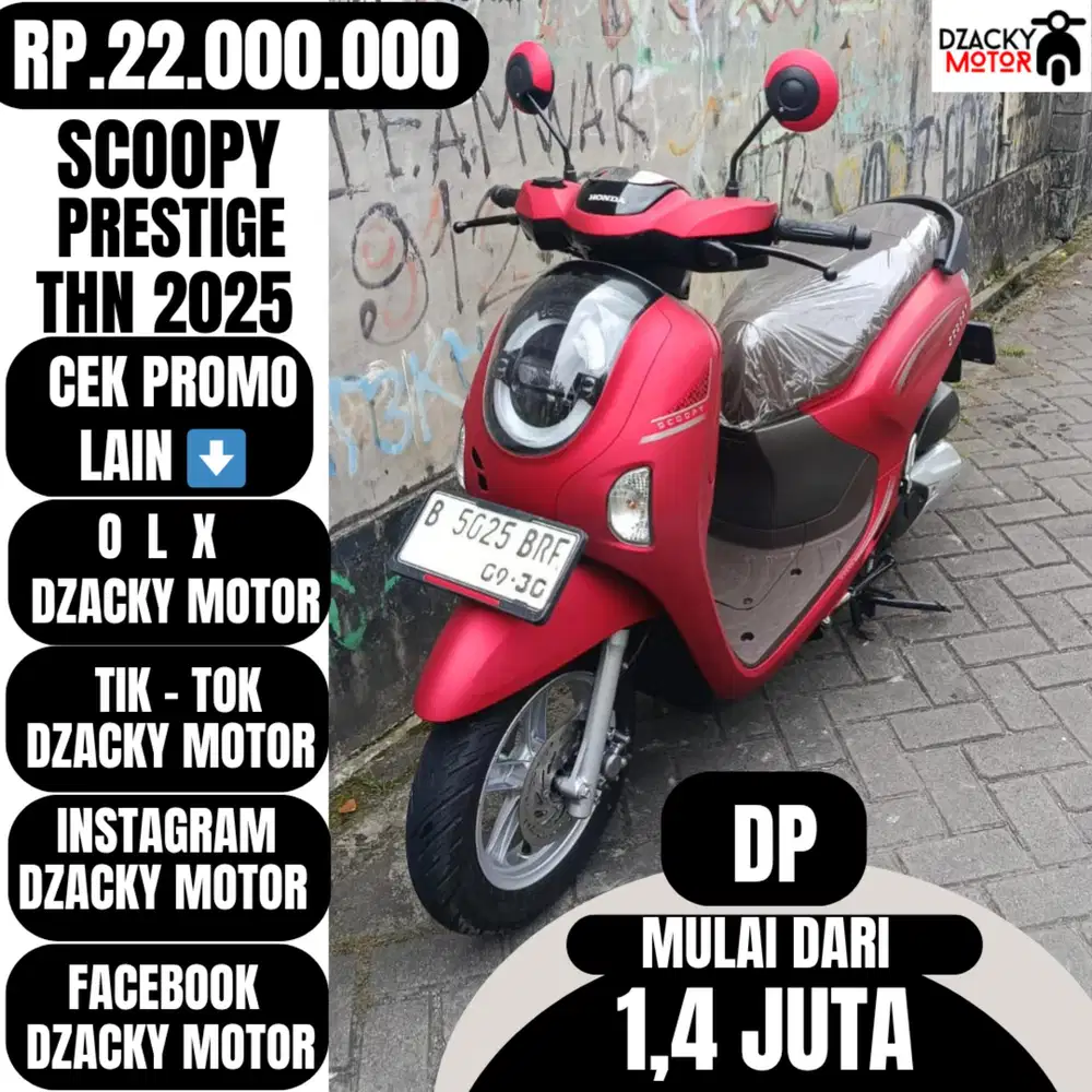 SCOOPY PRESTIGE 2025 SECOND LIKE NEW