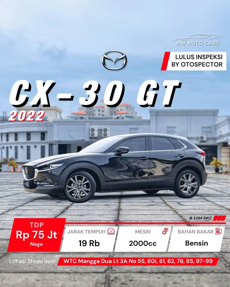 [KM 19 RB] Mazda CX-30 GT 2022 CX30 2023 Grand Touring 2021 Low KM