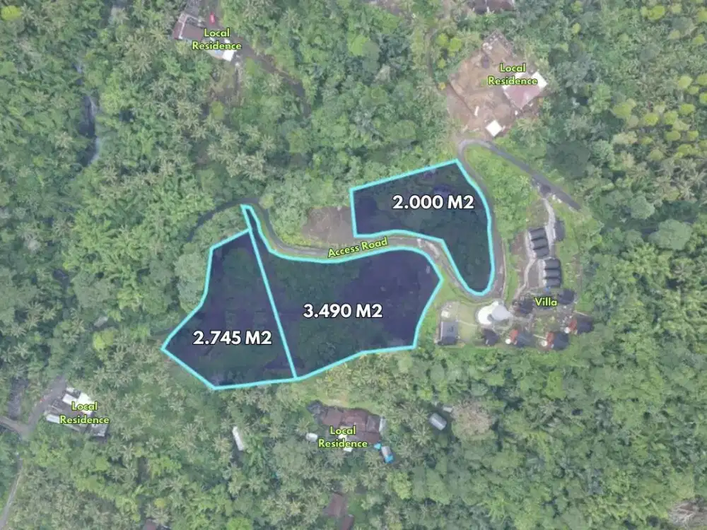 8.100 sqm Land for Sale in Sidemen, Karangasem