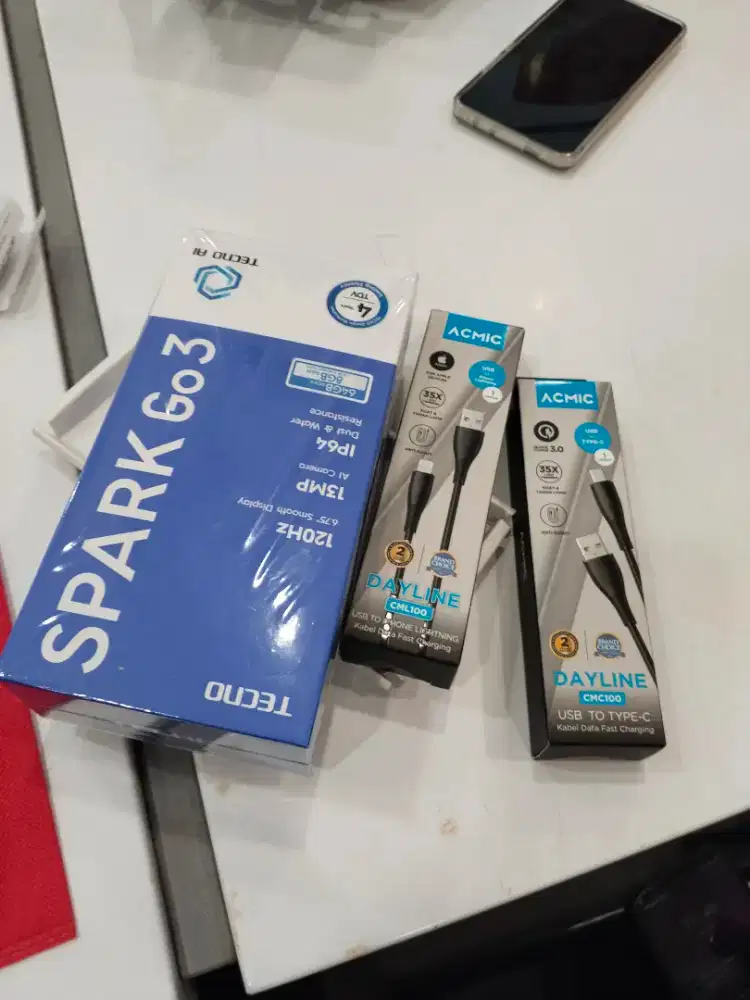 TECNO SPARK GO 3, CICILAN CUKUP KTP AJA