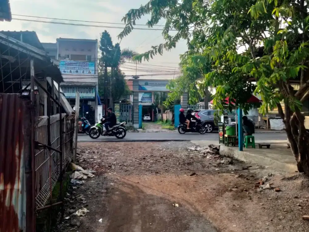 Dijual MURAHH! Tanah Matang 2 Muka Akses Jalan Masuk Truk Strategis di Cipamokolan Bandung