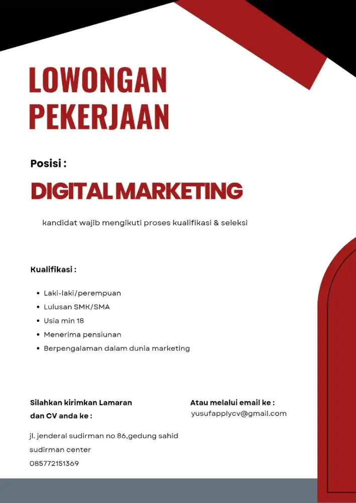 Lowongan Pekerjaan