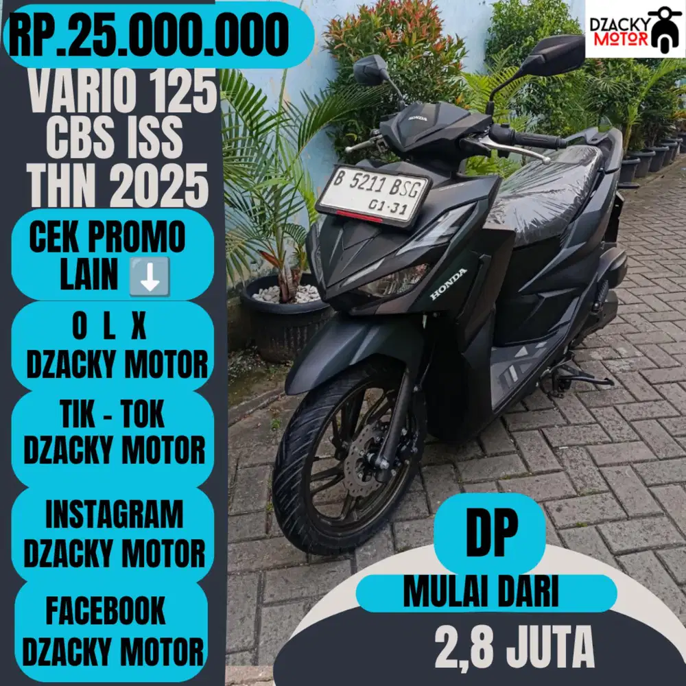 VARIO 125 CBS ISS THN 3025 SECOND LIKE NEW