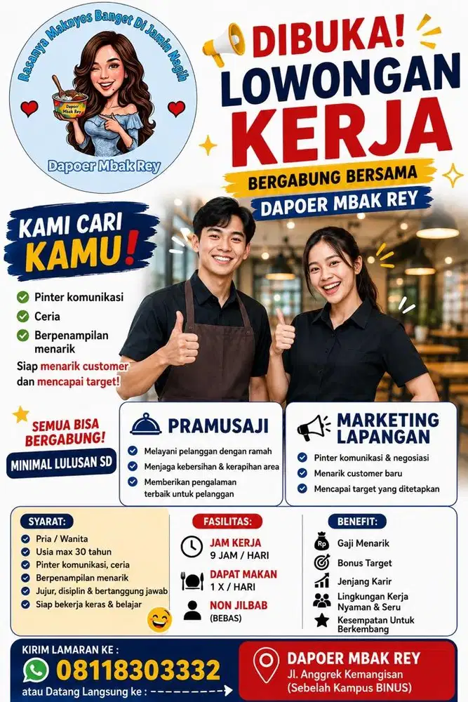 Pramusaji marketing sebar brosur