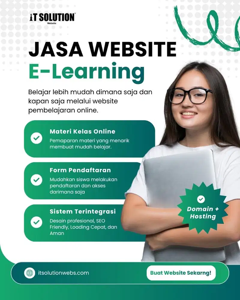 Pembuatan Website E-Learning Sekolah Profesional