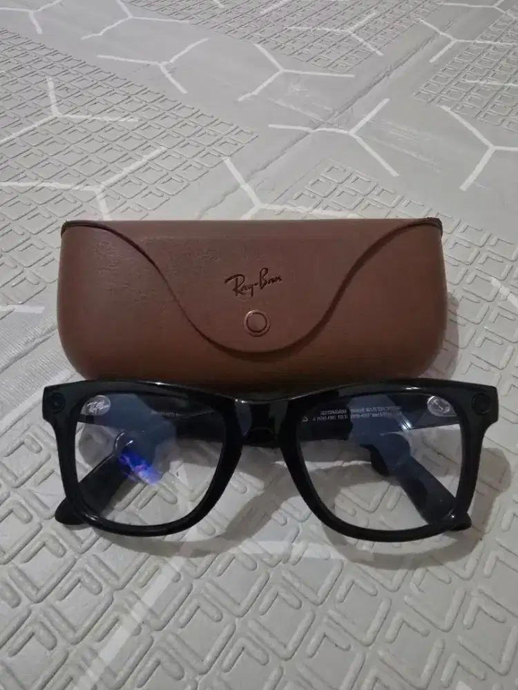 KACAMATA RAYBAN META WAYFARER CLEAR GLASS