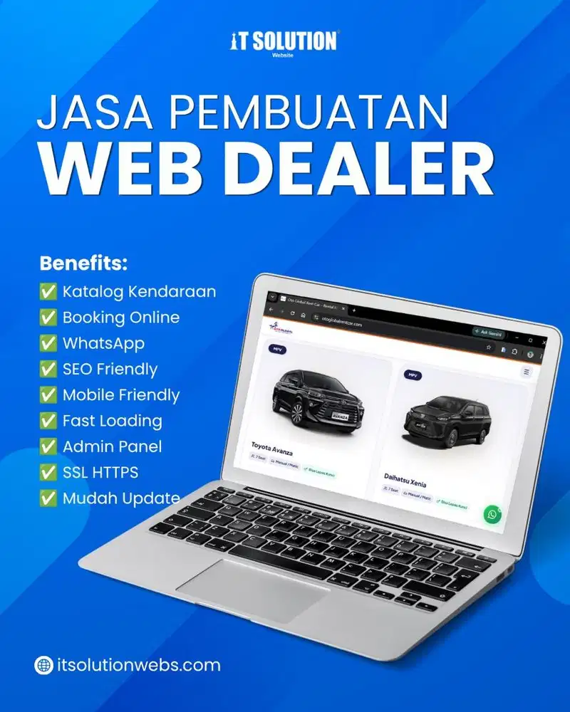 Pembuatan Website Dealer Kendaraan Profesional