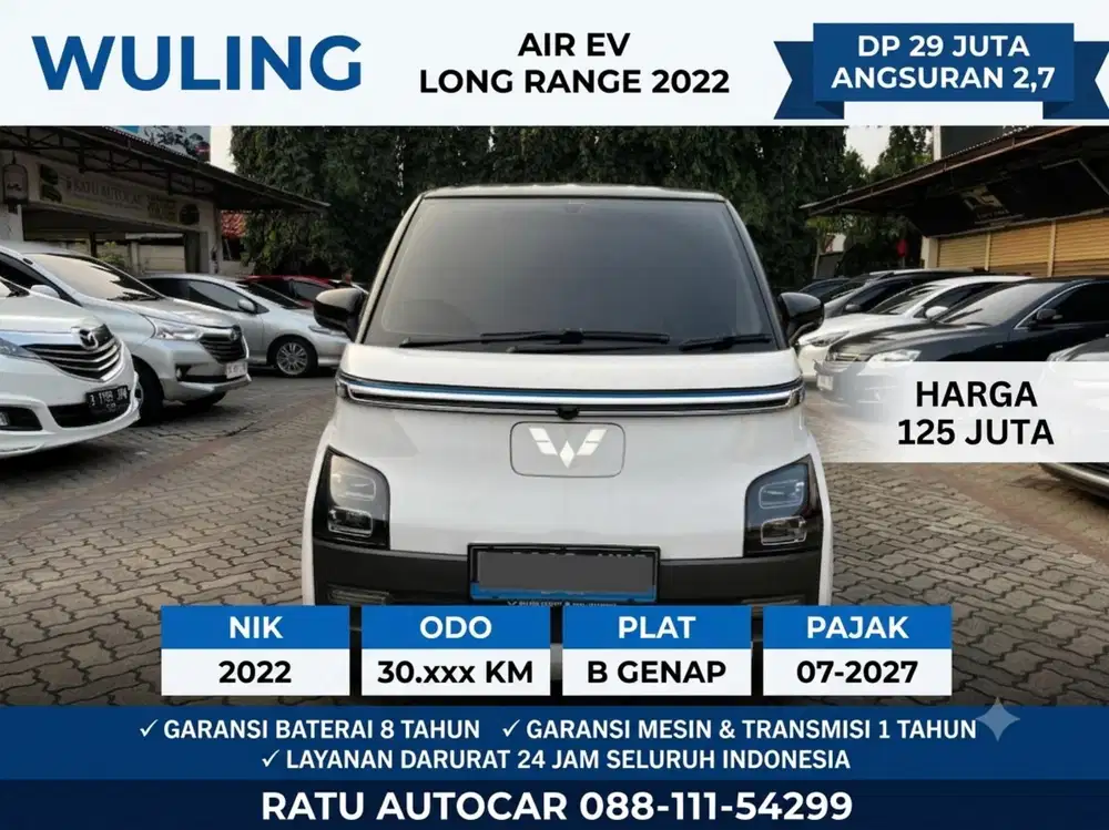 WULING AIR EV 2022 LONG RANGE WHITE EDITION