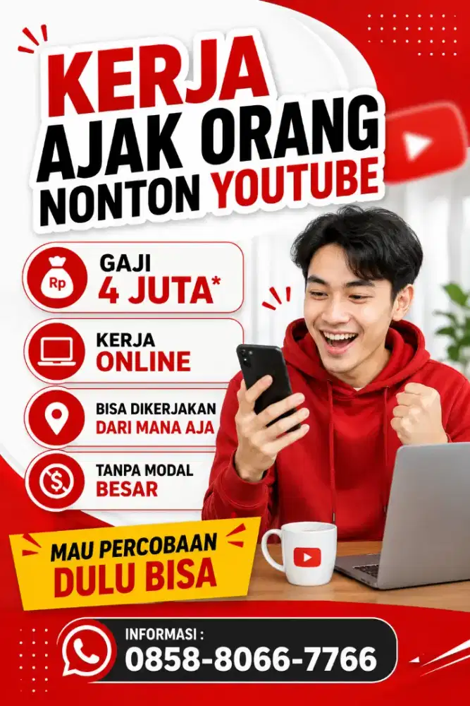 Kerja Ajak Orang Nonton YouTubr