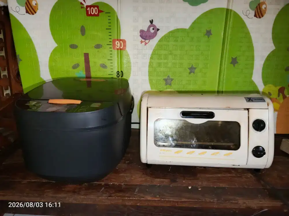 Magic jar display digital & oven toaster