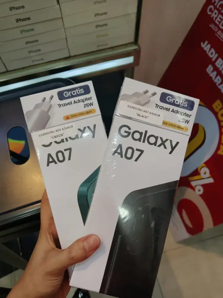 Samsung A07 ram 4/64gb garansi resmi samsung 1 tahun