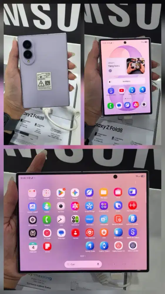 TERBARU PRE-ORDER SAMSUNG GALAXY FOLD 8 FREE UPGRADE MEMORI