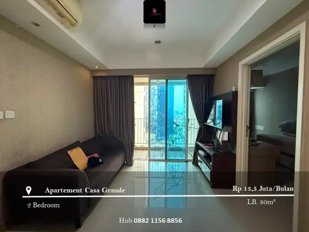 Disewakan Apartement Casa Grande Mid Floor 2BR Full Furnished