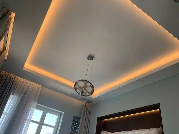 Wall Moulding Sekat Plafon Partisi PVC GRC Gypsum Jasa Tukang Pasang