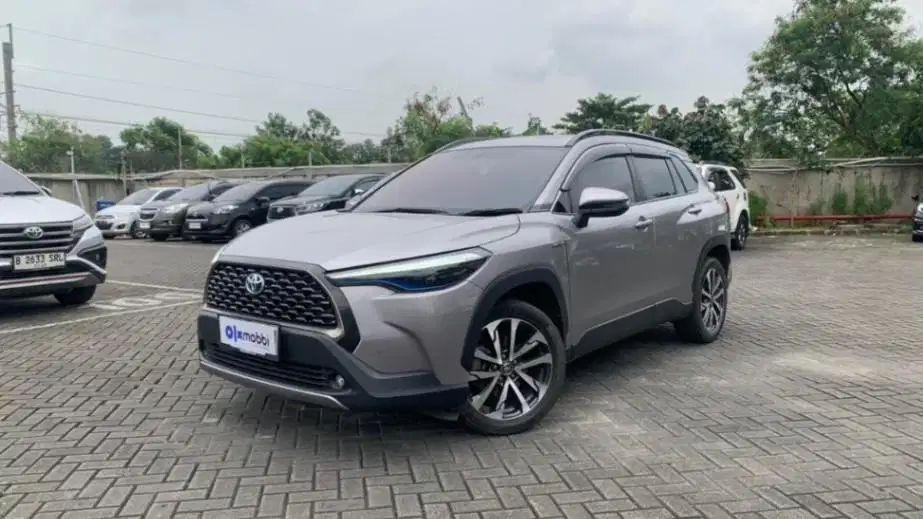 DP MURAH Toyota Corolla 1.8 Cross Hybrid Bensin-AT 2022 Abu-Abu CSXHB