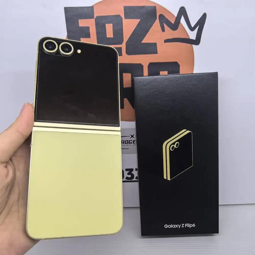 Samsung Galaxy Z Flip 6 12/256 GB Yellow Mulus No Minus EX SEIN