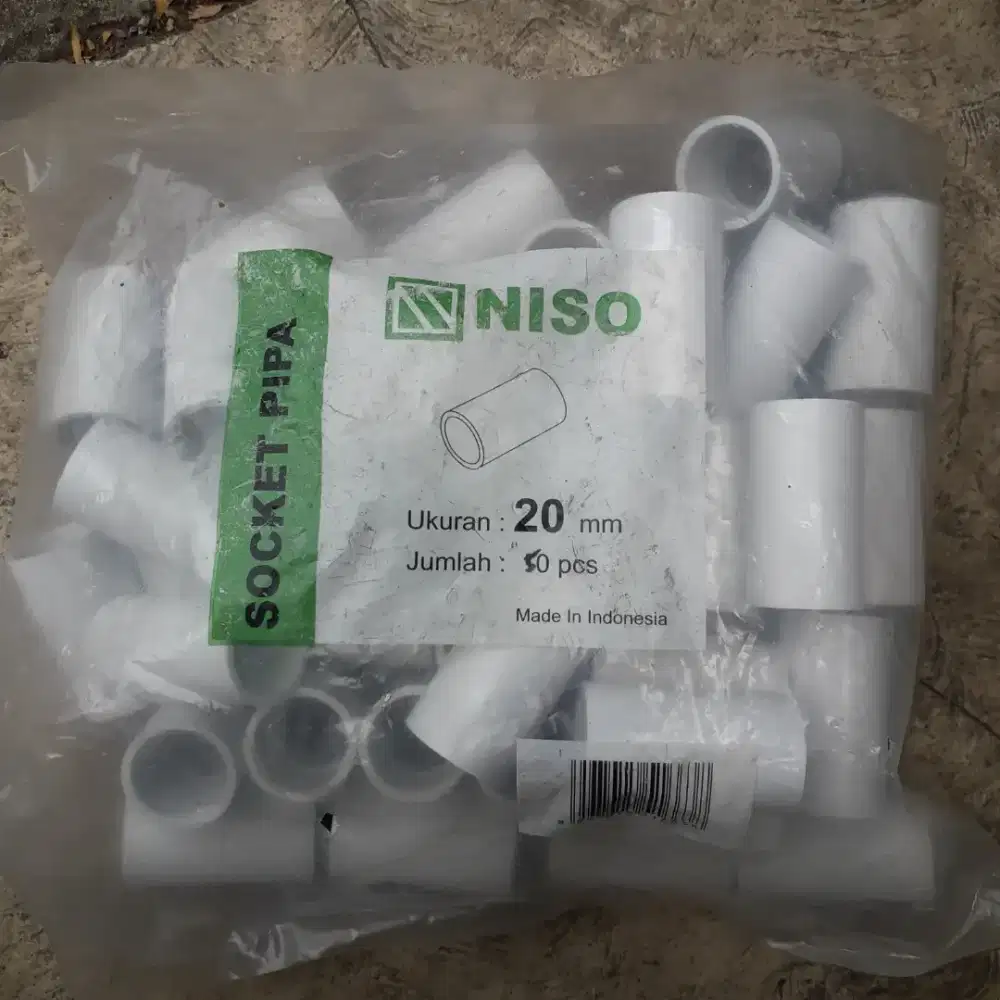 JUAL MURAH !!! NISO SOCKET PIPA 20mm 50 PCS