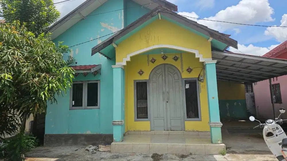 Dikontrakan atau disewakann rumah tinggal 3 kamar tanpa perabot